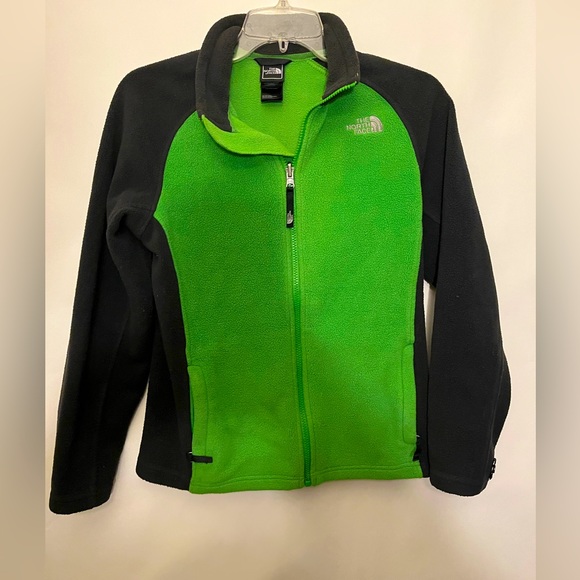 Boys The North Face zip up fleece size Large 14/16 - Picture 1 of 5